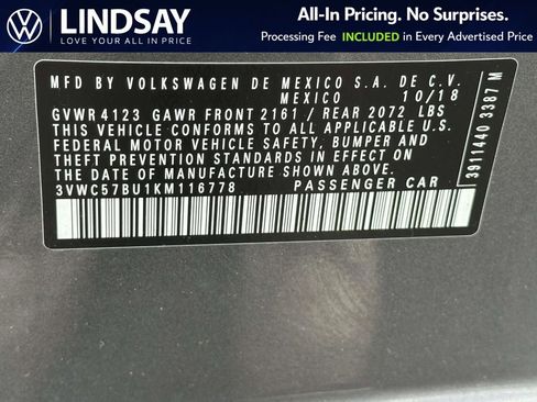 Used 2019 Volkswagen Jetta R-Line FWD image 26