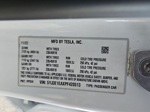 Used 2023 Tesla Model 3 Standard Range RWD image 21