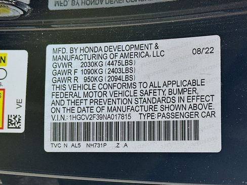 Used 2022 Honda Accord Sport image 30