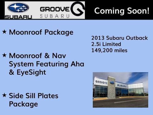 Used 2013 Subaru Outback 2.5i Limited AWD/4WD image 2