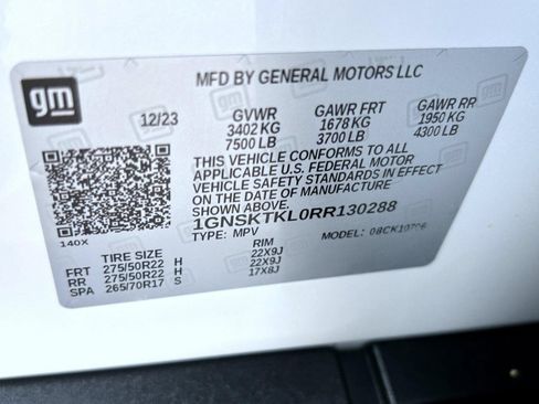 Certified 2024 Chevrolet Tahoe High Country w/ Max Trailering Package AWD/4WD image 27