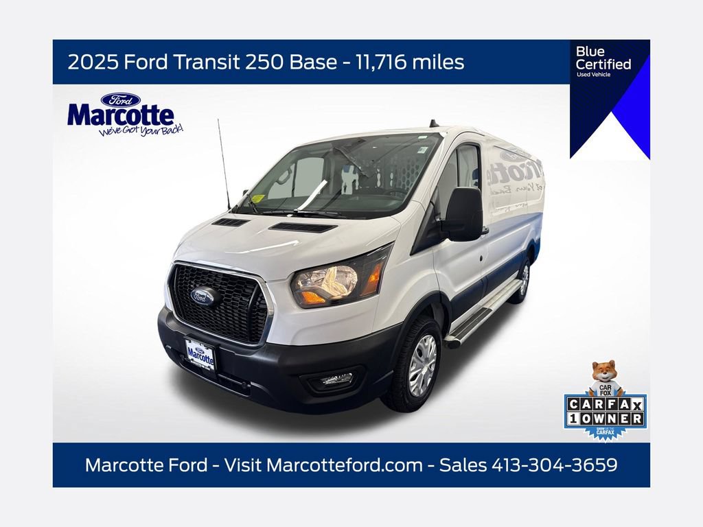 Certified 2025 Ford Transit 250 Low Roof w/ Exterior Upgrade Package RWD 360° Tour