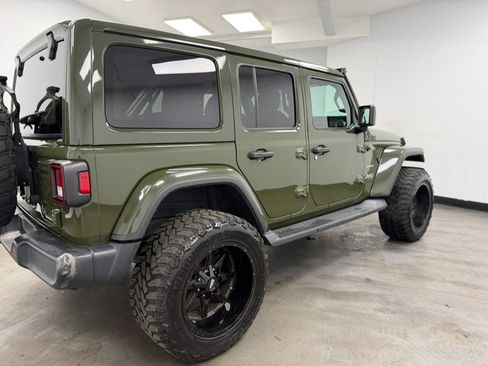 Used 2021 Jeep Wrangler Unlimited Sahara w/ Uconnect 4C Nav & Sound Group AWD/4WD image 22