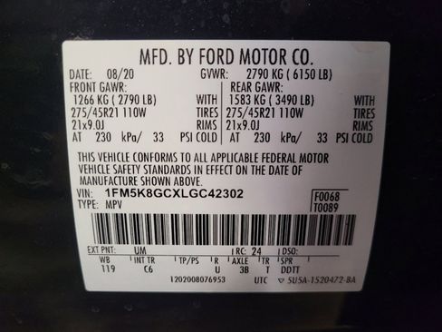 Used 2020 Ford Explorer ST w/ ST Street Pack AWD/4WD image 33