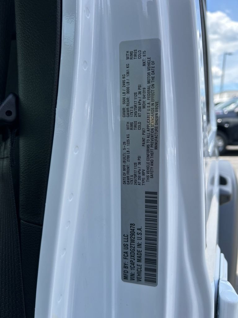 New 2026 Jeep Wrangler Unlimited Sport AWD/4WD image 36