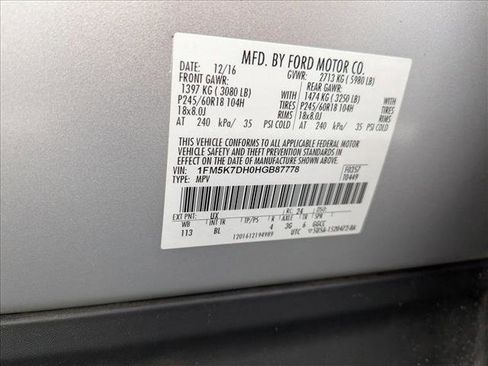 Used 2017 Ford Explorer XLT w/ Equipment Group 202A image 14