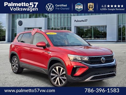 Certified 2022 Volkswagen Taos SE w/ IQ.Drive SE Package AWD/4WD image 1
