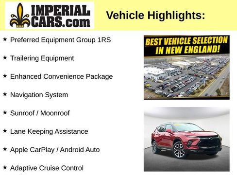 Used 2024 Chevrolet Blazer RS w/ Enhanced Convenience Package FWD image 8