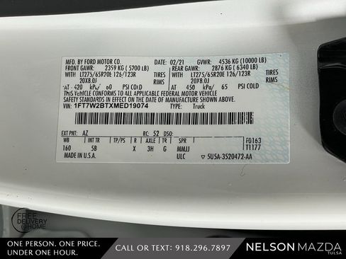 Used 2021 Ford F250 Lariat w/ Lariat Value Package image 61