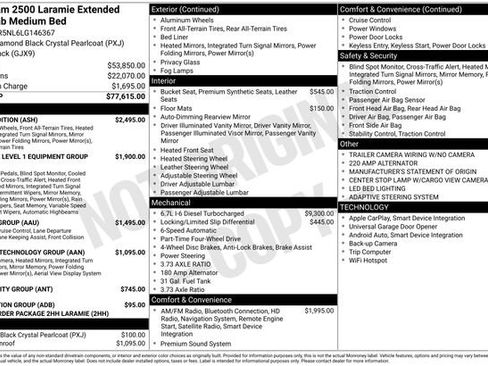 Used 2020 RAM 2500 Laramie w/ Night Edition image 39