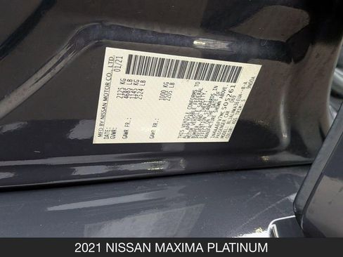 Certified 2021 Nissan Maxima Platinum w/ 40th Anniversary Package FWD image 25
