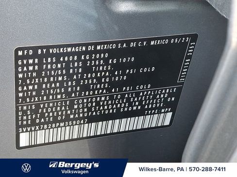 Certified 2023 Volkswagen Taos SE w/ Panoramic Sunroof Package image 29