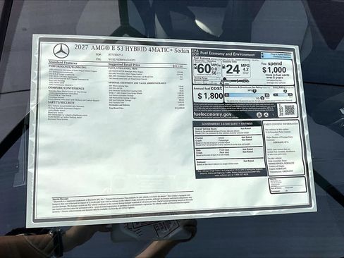 New 2027 Mercedes-Benz E 53 AMG e 4MATIC Sedan image 22