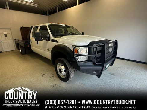 Used 2013 Ford F550 4x4 Crew Cab Super Duty w/ PWR Equipment Group image 1