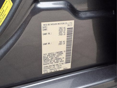 Certified 2022 Nissan Altima 2.5 SV image 27