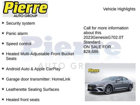 Used 2023 Genesis G70 2.0T RWD image 23