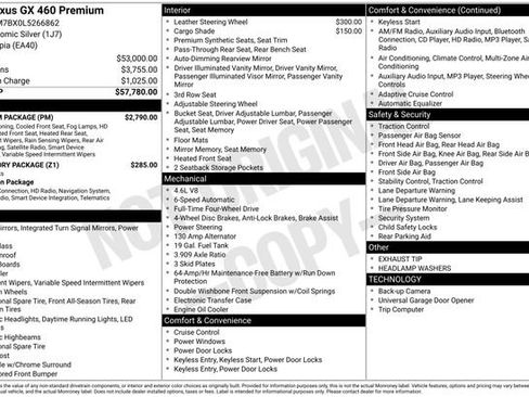 Used 2020 Lexus GX 460 Premium w/ Premium Package image 3