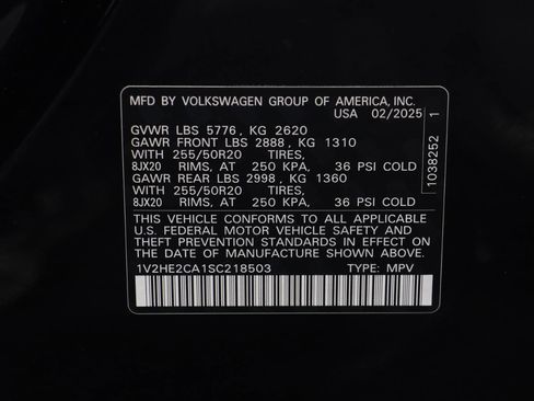 Used 2025 Volkswagen Atlas Cross Sport SE image 24