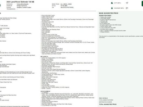 Used 2023 Land Rover Defender 130 SE image 65