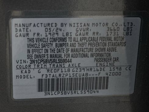 Used 2024 Nissan Kicks S FWD image 33