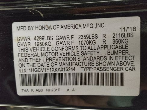 Used 2019 Honda Accord LX image 33
