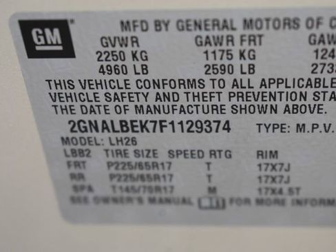 Used 2015 Chevrolet Equinox LT w/ Driver Convenience Package FWD image 14