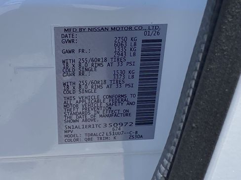 Certified 2026 INFINITI QX60 Pure w/ Cargo Package FWD image 32