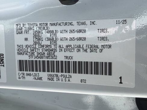 Used 2026 Toyota Tundra Limited RWD image 29