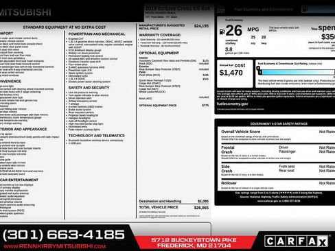 Used 2019 Mitsubishi Eclipse Cross ES image 19