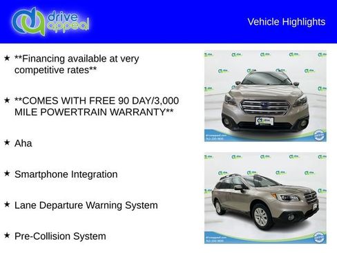 Used 2017 Subaru Outback 2.5i Premium AWD/4WD image 6
