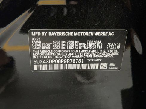 Used 2023 BMW X3 sDrive30i w/ M Sport Package image 17