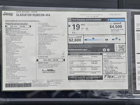 New 2026 Jeep Gladiator Rubicon image 17