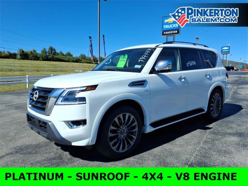Used 2021 Nissan Armada Platinum w/ Captain's Chairs Package image 8