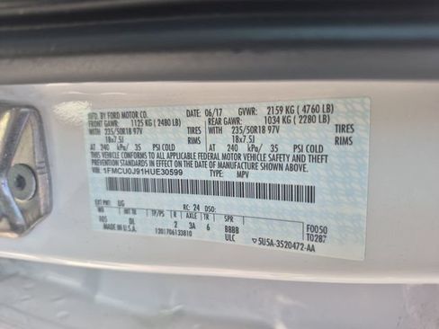 Used 2017 Ford Escape Titanium w/ Equipment Group 301A FWD image 29