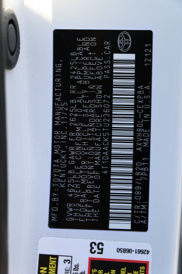 Used 2026 Toyota Camry XSE FWD image 27