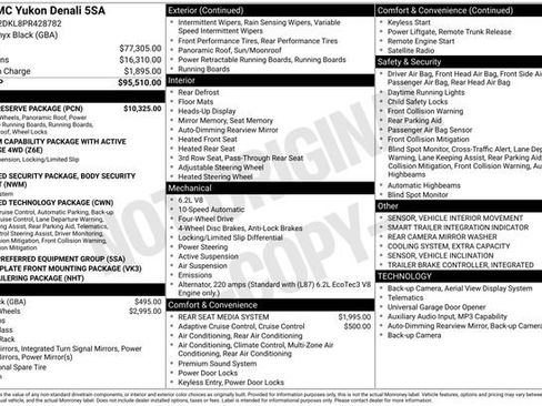 Used 2023 GMC Yukon Denali w/ Denali Reserve Package AWD/4WD image 12