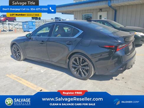 Used 2025 Lexus IS 350 F Sport w/ Navigation Package AWD/4WD image 3