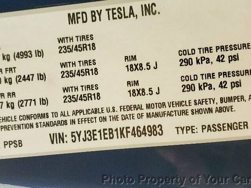 Used 2019 Tesla Model 3 Long Range AWD/4WD image 33