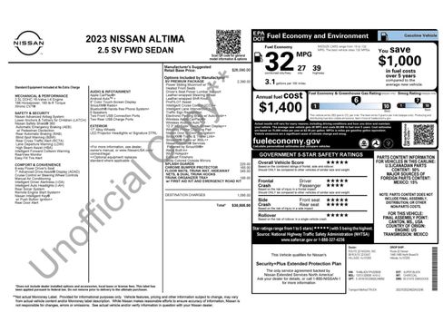 Used 2023 Nissan Altima 2.5 SV w/ SV Premium Package FWD image 5