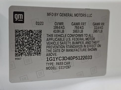 Used 2023 Chevrolet Corvette Stingray Premium Conv w/ Battery Protection Package RWD image 33