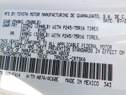 Used 2021 Toyota Tacoma SR image 8