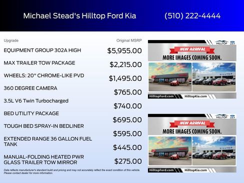 Used 2023 Ford F150 XLT w/ Equipment Group 302A High AWD/4WD image 4