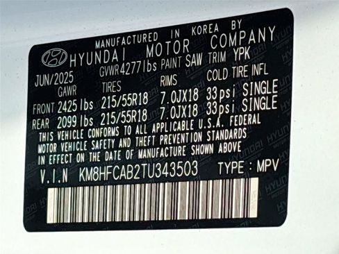 Certified 2026 Hyundai Kona SEL Sport AWD/4WD image 22