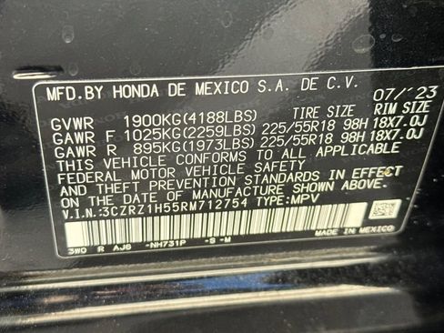 Certified 2024 Honda HR-V Sport image 34