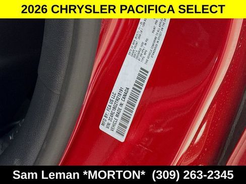 New 2026 Chrysler Pacifica Select w/ S Appearance Package image 31