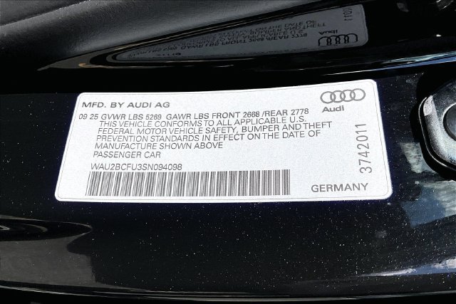 Used 2025 Audi A5 Premium Plus w/ Premium Plus AWD/4WD image 19