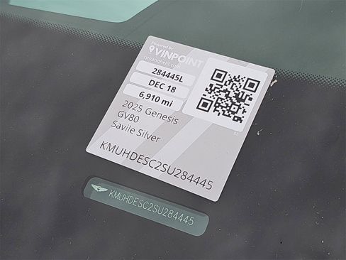 Certified 2025 Genesis GV80 3.5T Advanced image 25