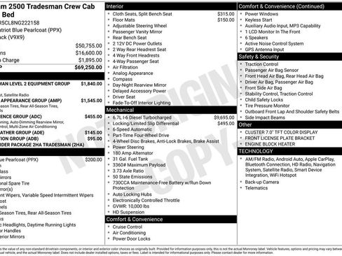 Used 2022 RAM 2500 Tradesman image 6