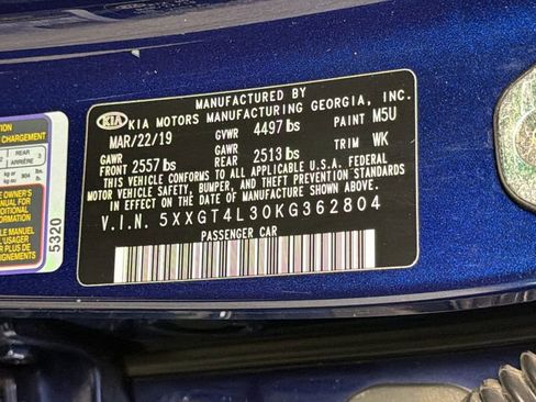 Used 2019 Kia Optima S w/ S Panoramic Sunroof Package image 31