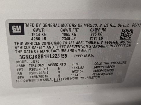 Used 2017 Chevrolet Trax LS w/ LPO, Protection Package image 17